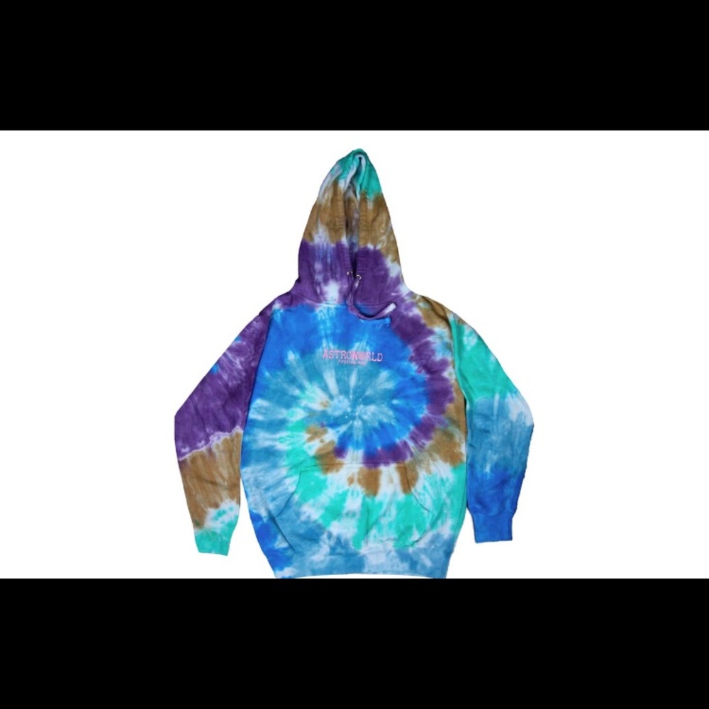 Travis Scott Astroworld Festival Run TieDye Hoodie
